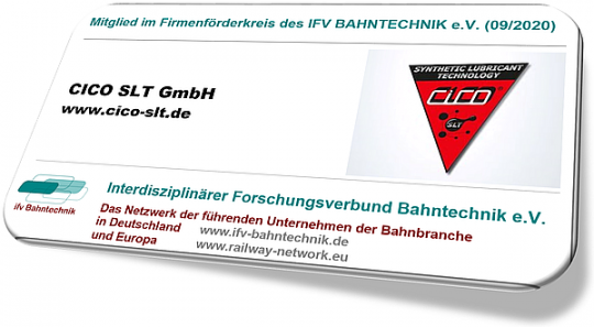 Member of the company support group of IFV BAHNTECHNIK e.V. (09/2020)