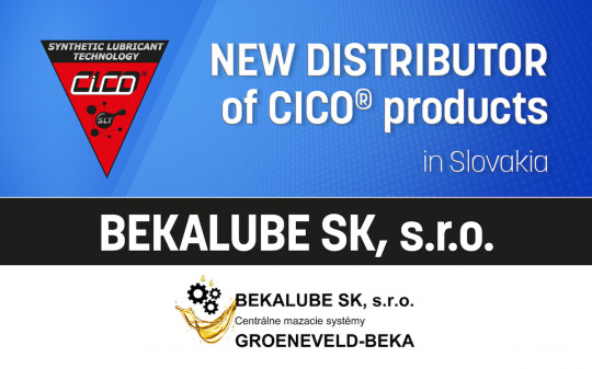 BEKALUBE SK, s.r.o. - New distributor of CICO® products in Slovakia